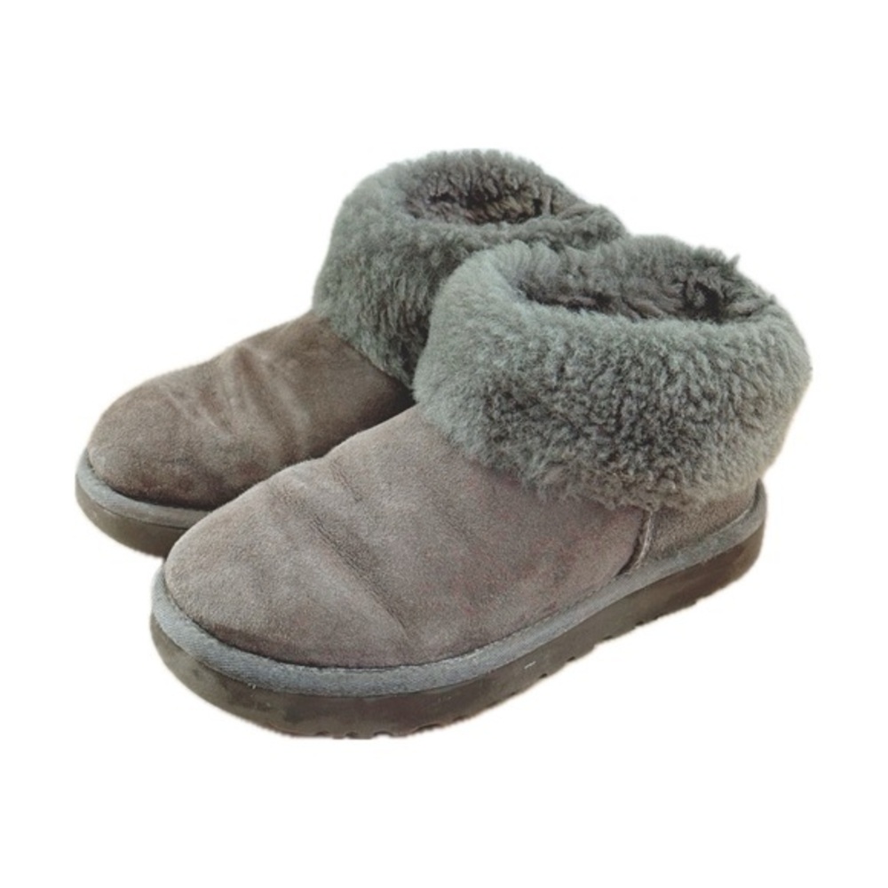 Ugg Mini Fluff Boots in Gray
